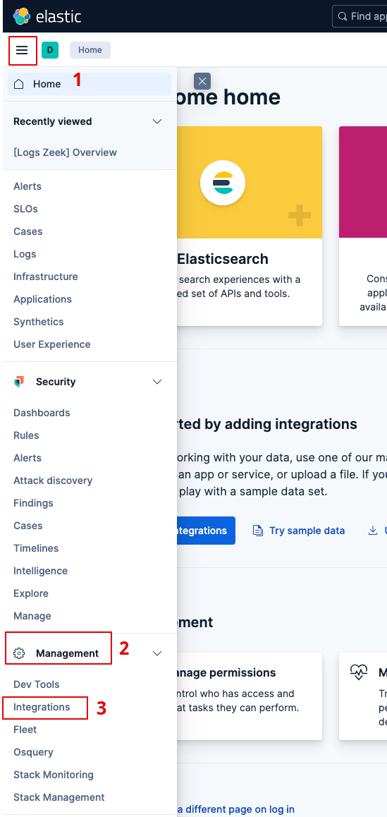 Elastic Integration Management