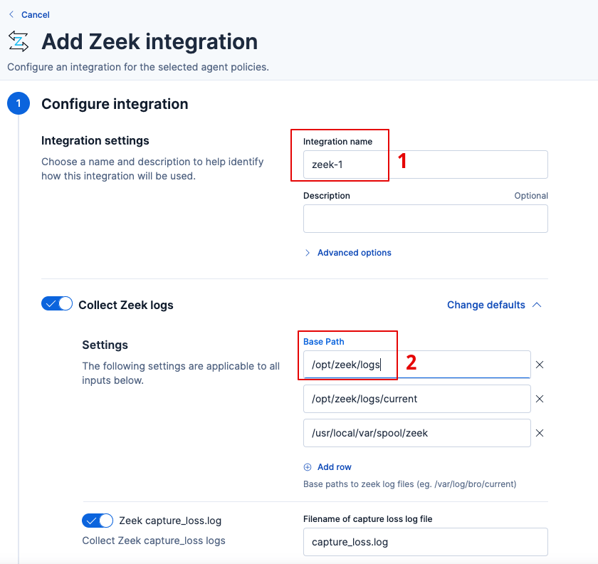 Integration Settings A