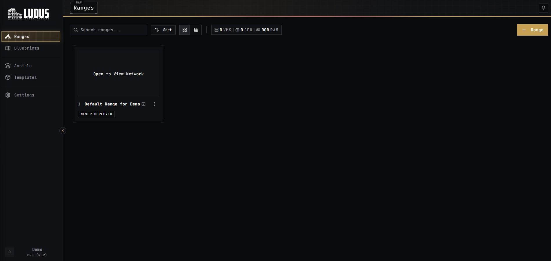 A screenshot showing the default homepage