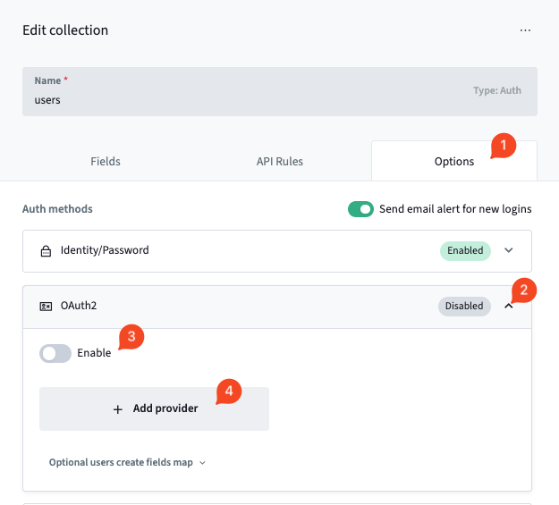 steps to add a provider